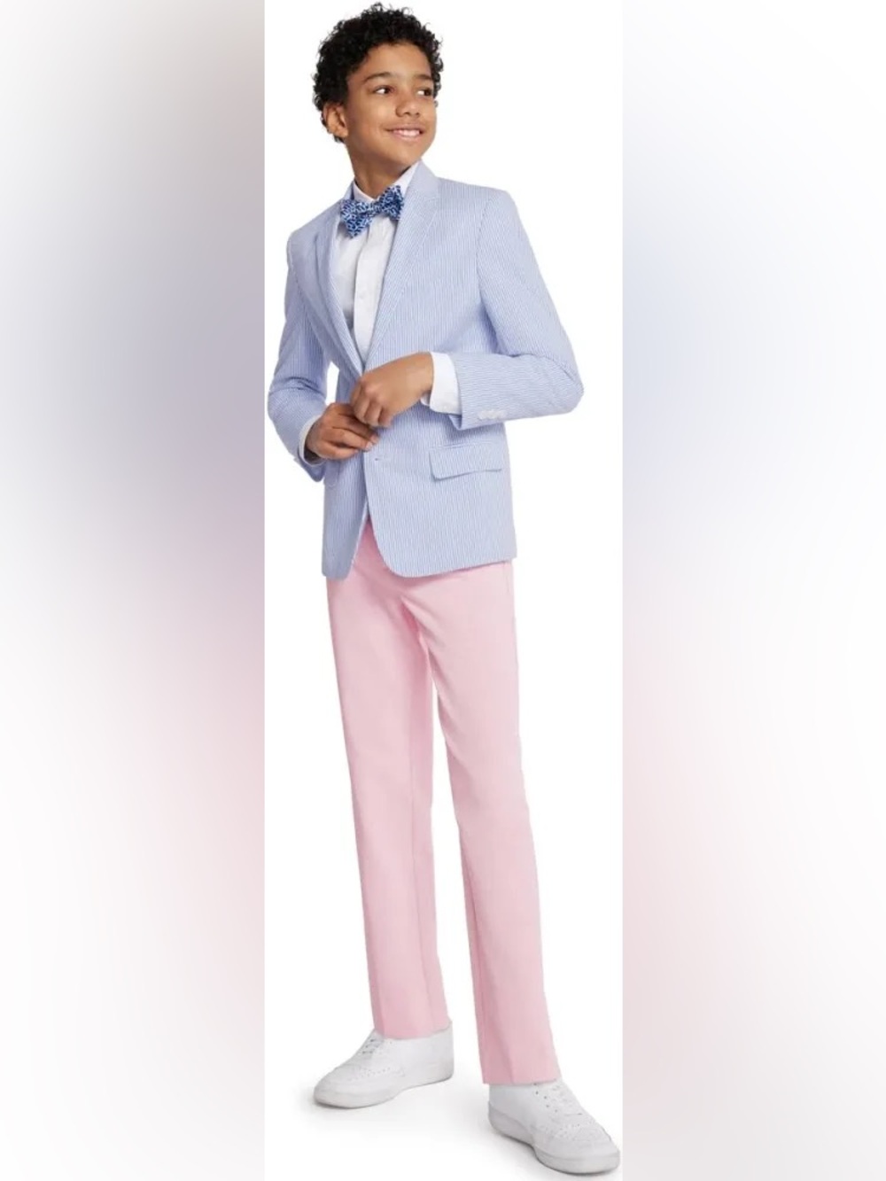 THFLEX Boys Tommy Hilfiger Boys Pink Dress Pants Stretch Fabric